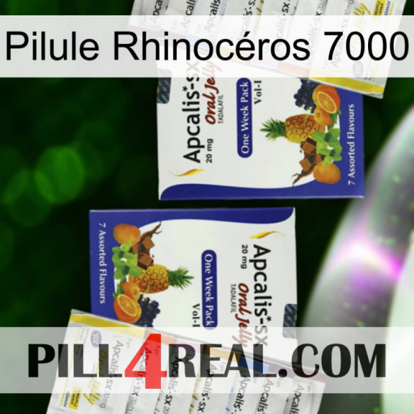 Pilule Rhinocéros 7000 12